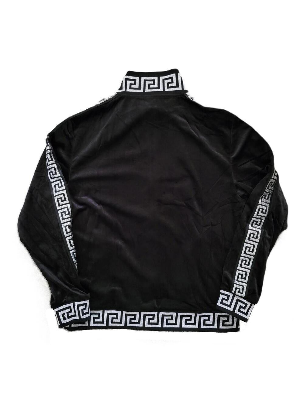Men’s XL Velour Track Jacket, Version 2 Italian Fashion NEW - Picture 2 of 6